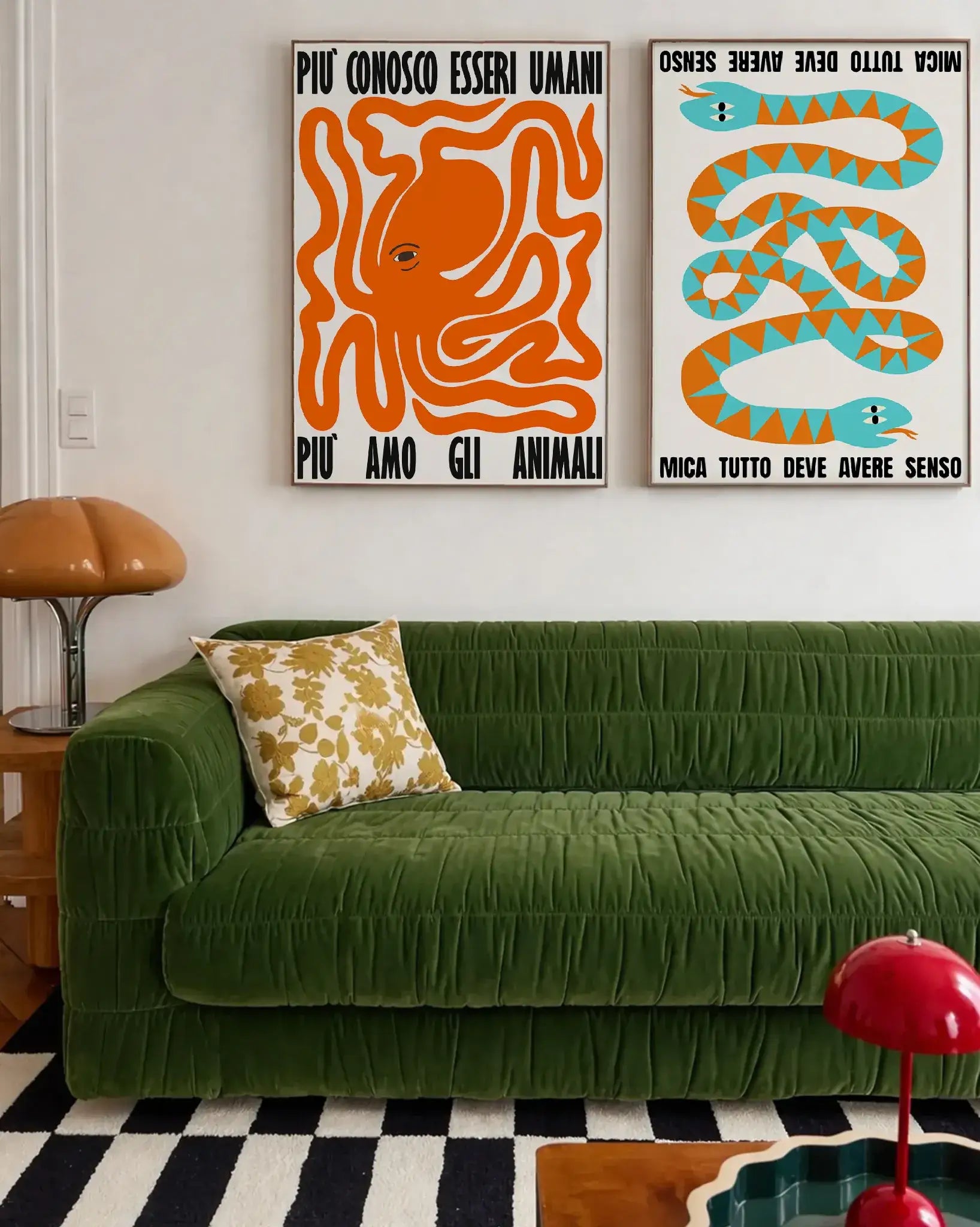 poster animali arredamento moderno regalo originale