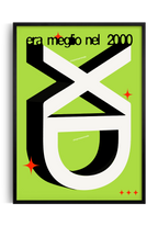 Poster - Era meglio nel 2000 Ed.3