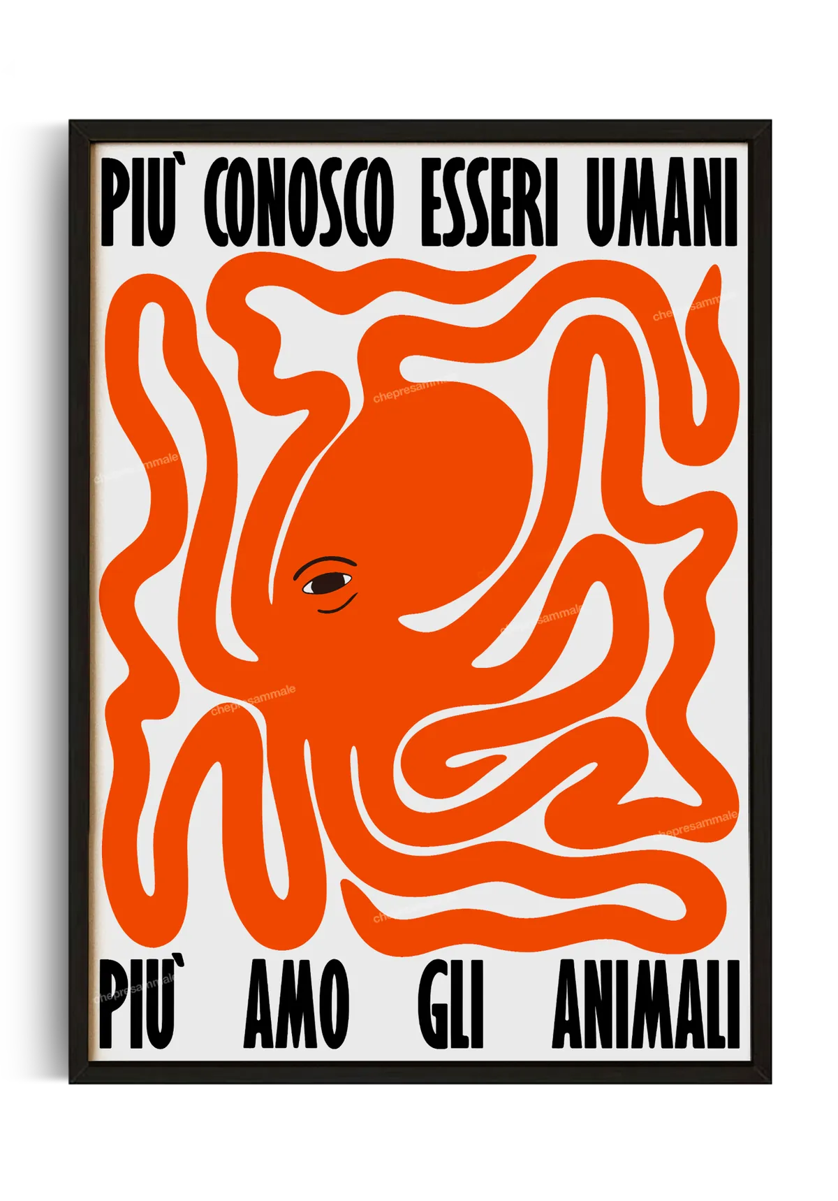 Poster - Amo gli animali