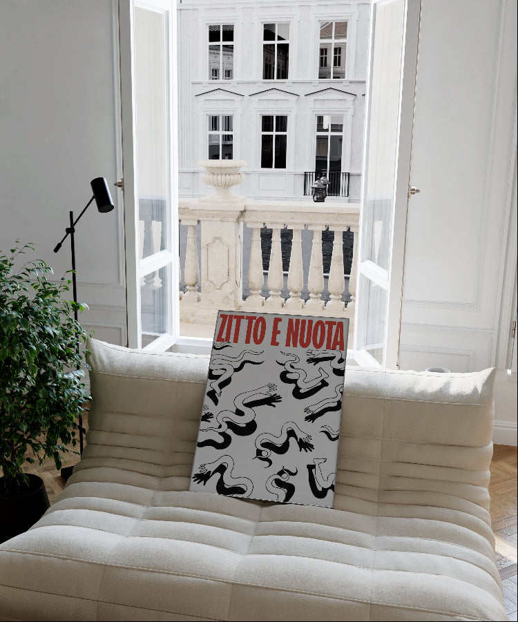 Poster - Zitto e nuota - Chepresammale