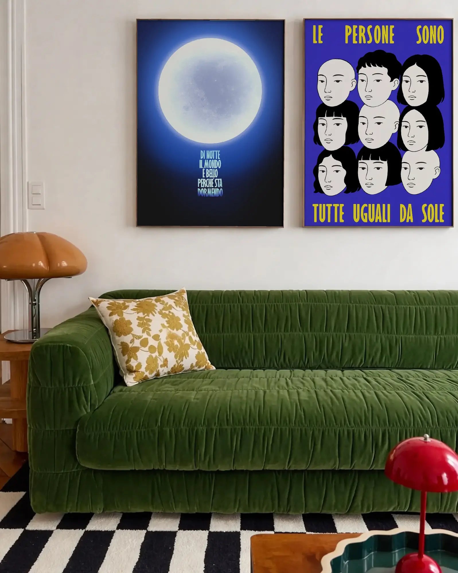 poster di notte interior design regalo originale