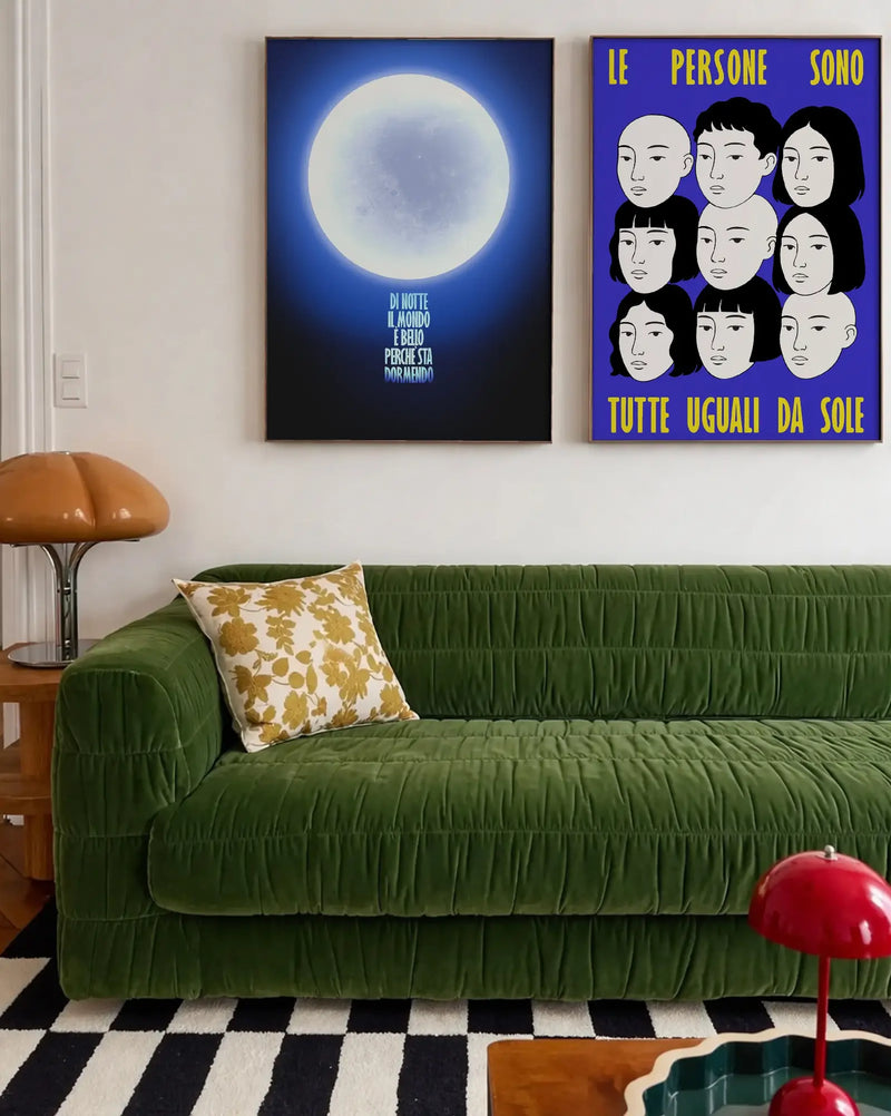 poster di notte interior design regalo originale