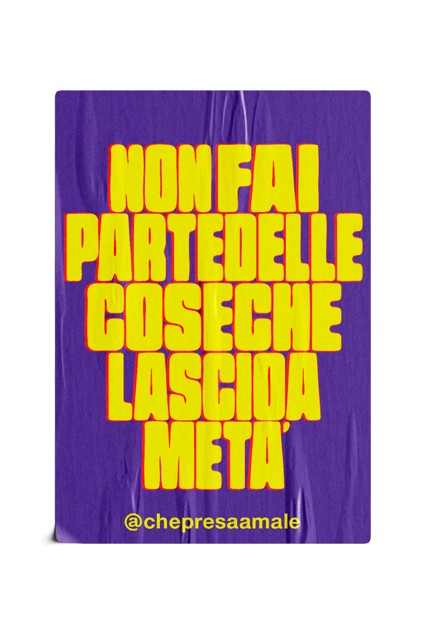 Sticker - Le cose che lascio a metà