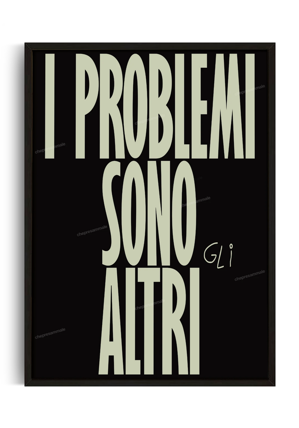 I problemi sono (gli) altri
