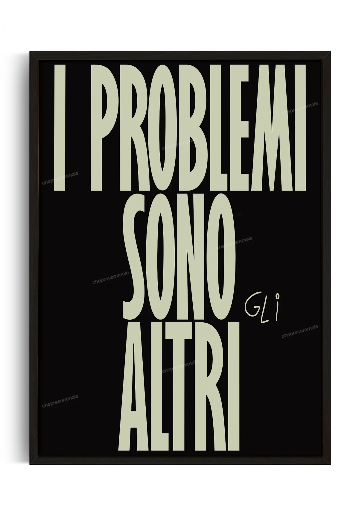 I problemi sono (gli) altri