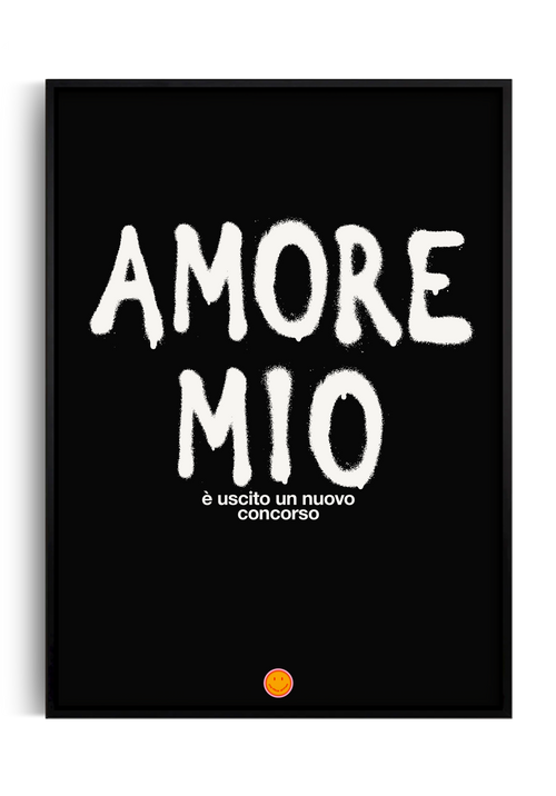 poster amore mio ironico chepresammale