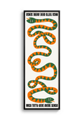 poster arredamento moderno frase serpente 