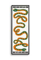 poster arredamento moderno frase serpente 