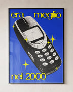 poster blu giallo 30x40cm chepresammale