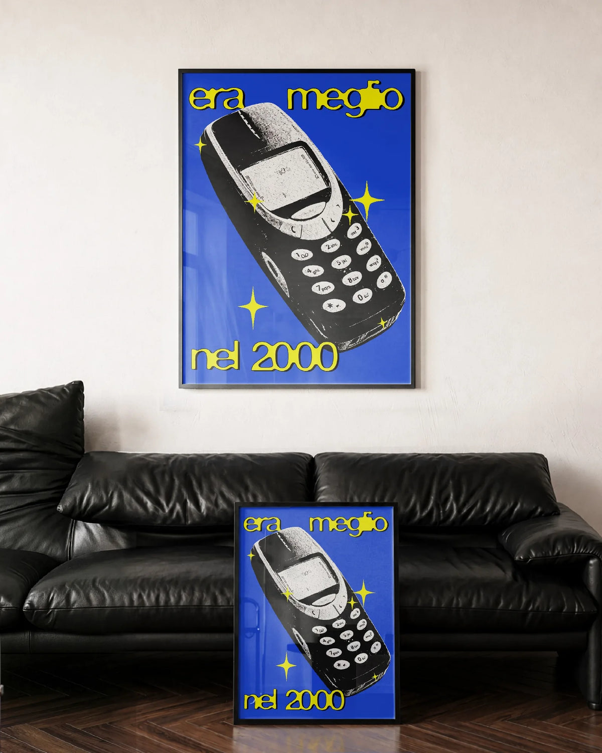 poster blu giallo 50x70cm chepresammale