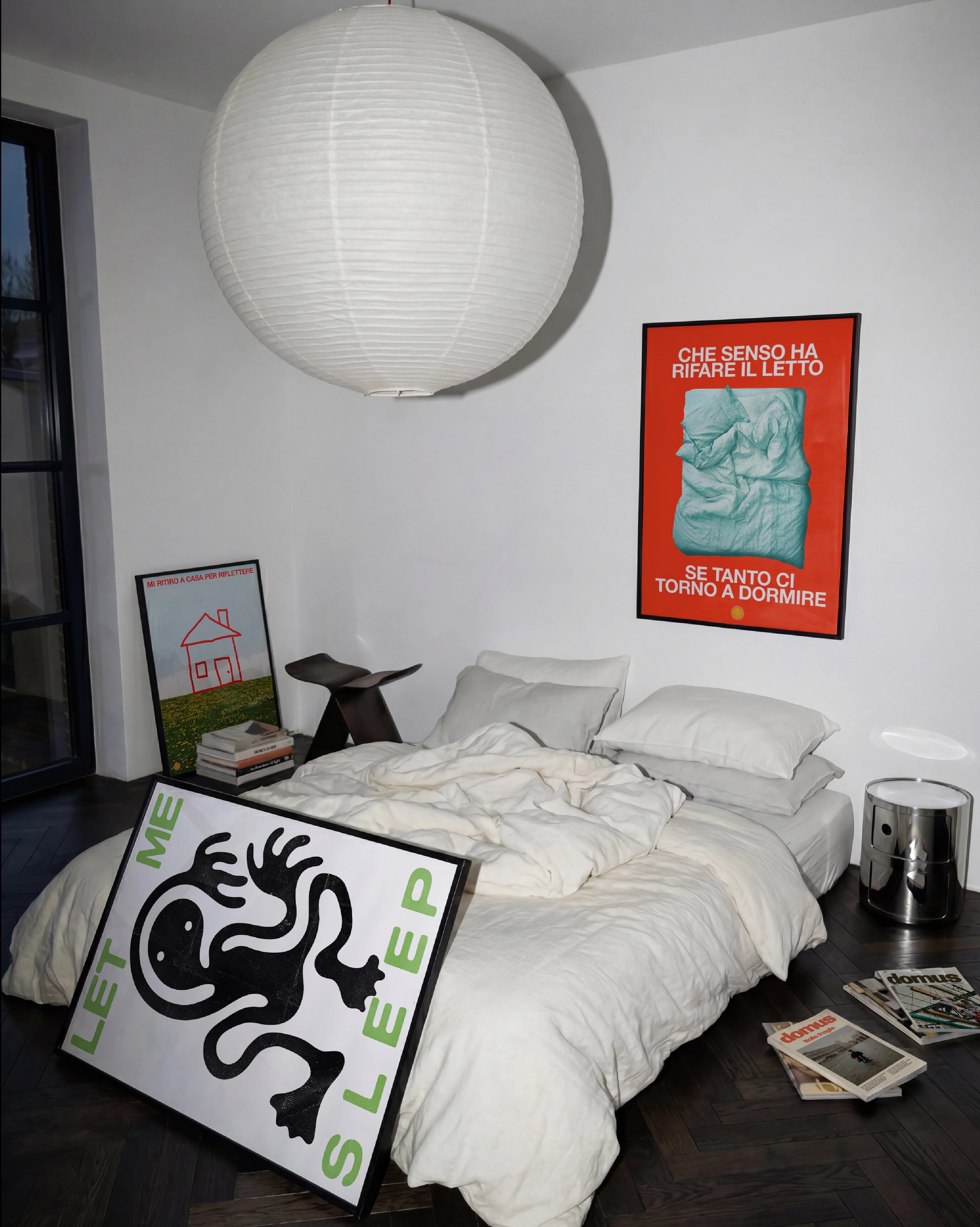 poster camera da letto frasi ironiche 