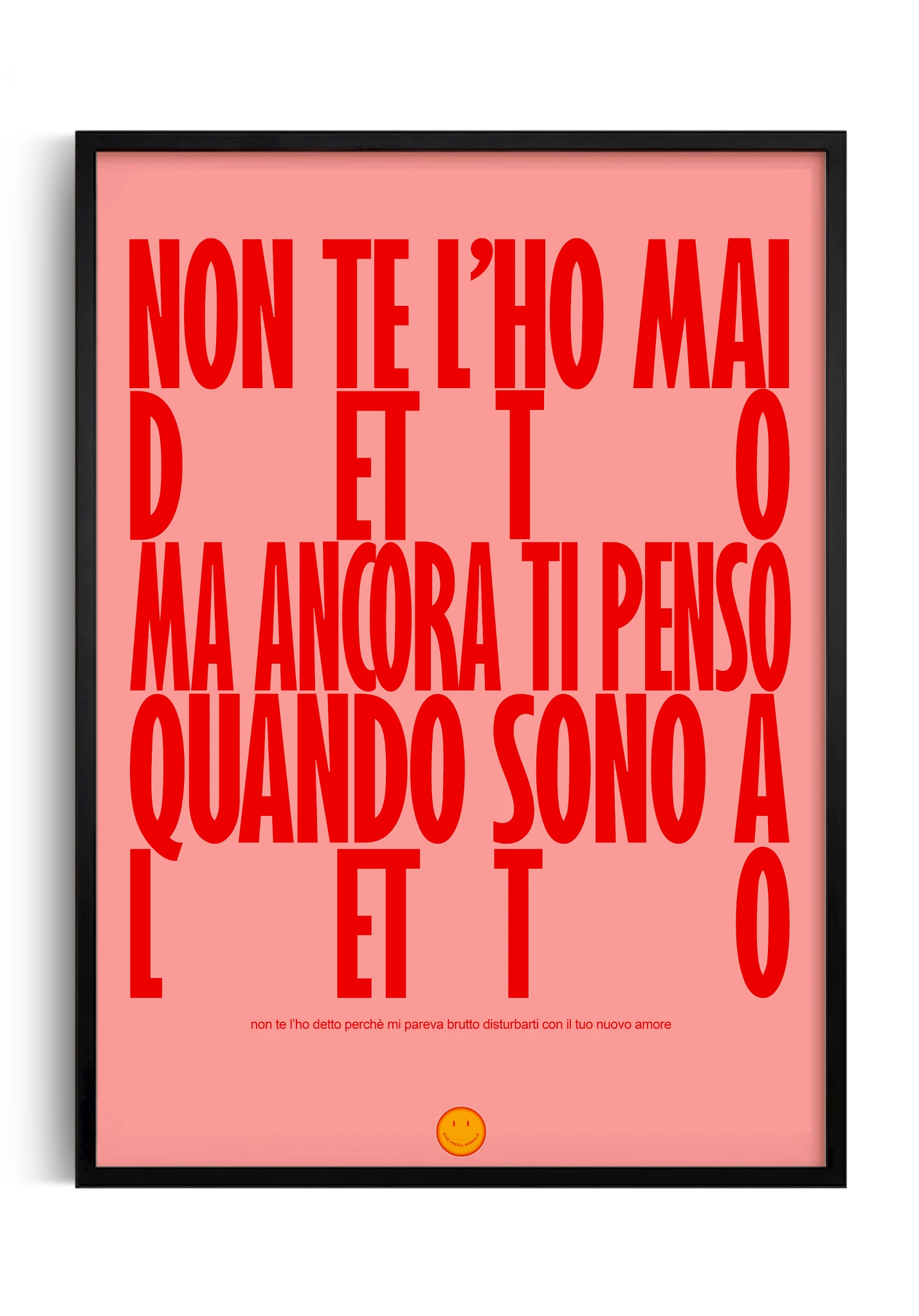 poster chepresammale cameradaletto rosa