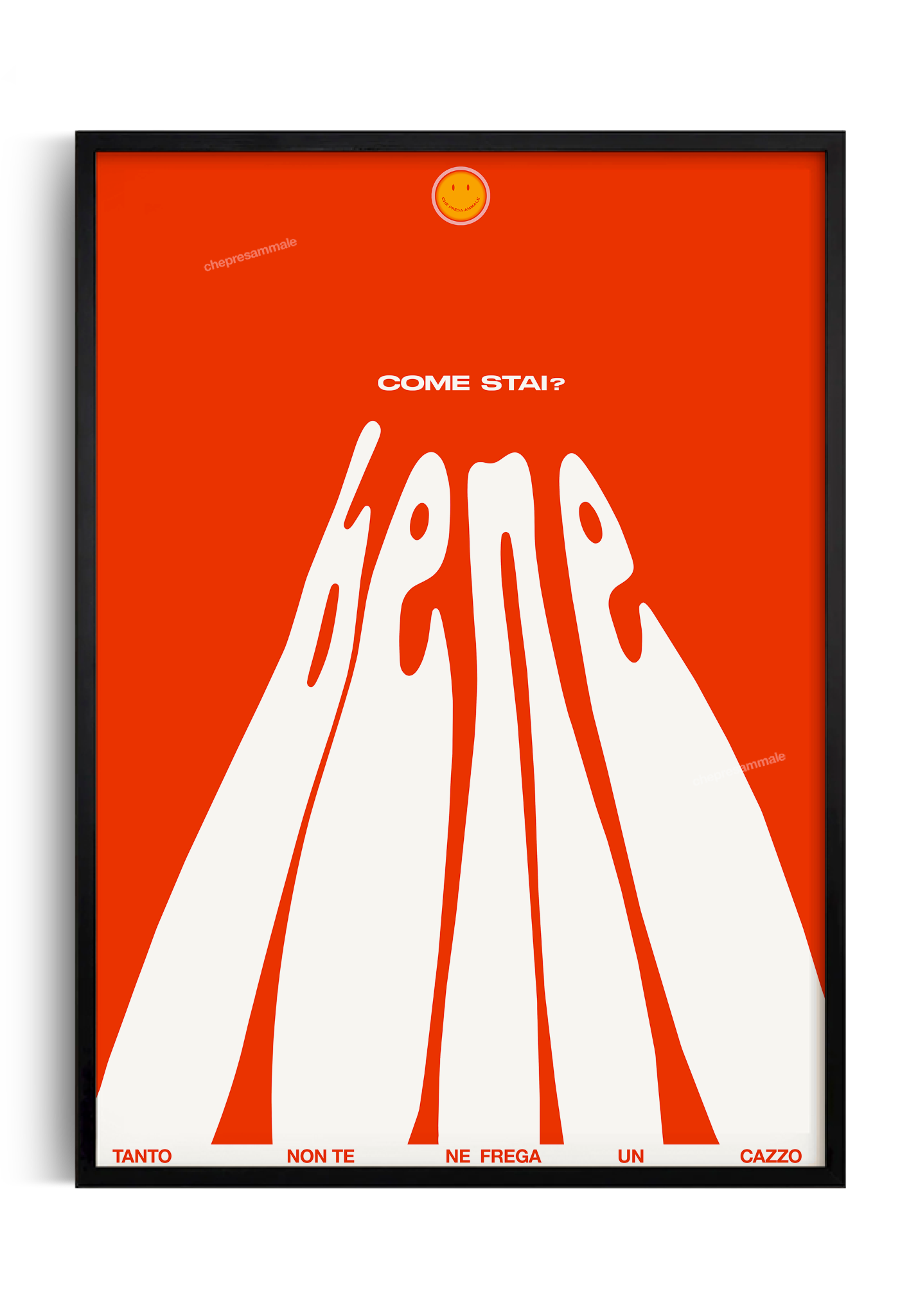 poster come stai ironico arredamento creativo 