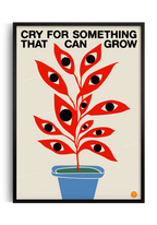 poster motivazionale fiori colorati 