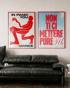 poster graphic music dance interior design