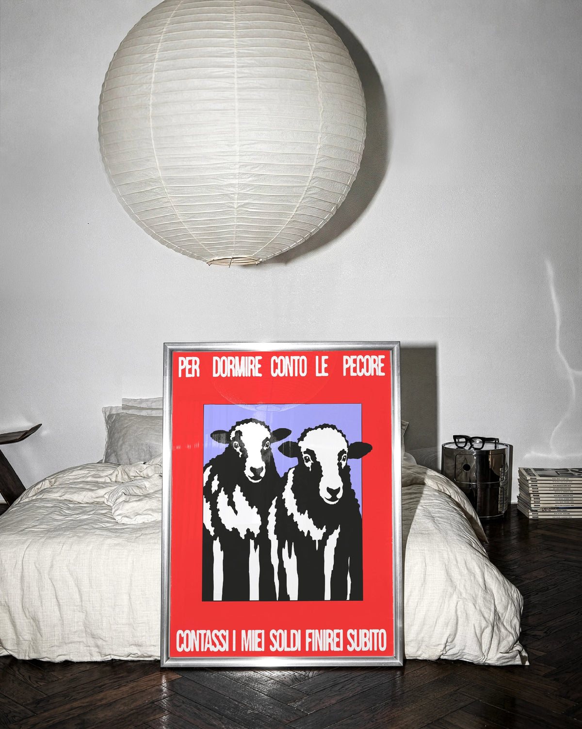poster interior design colorato animali 