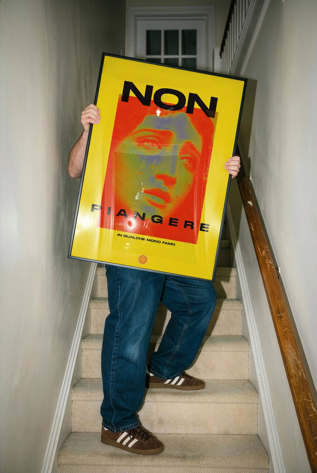 poster manifesto colorato frase ironica arredamento moderno