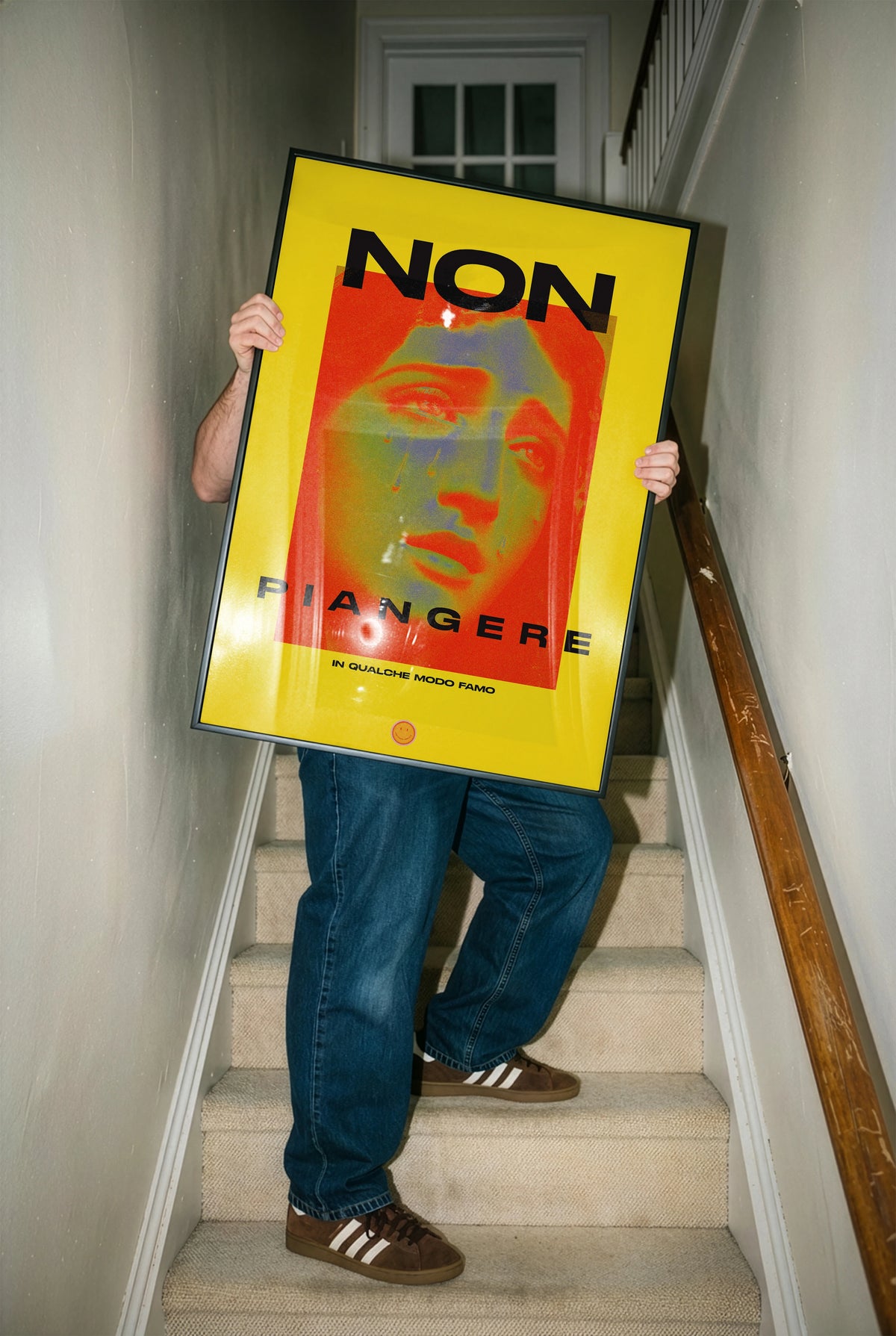 poster manifesto colorato frase ironica arredamento moderno