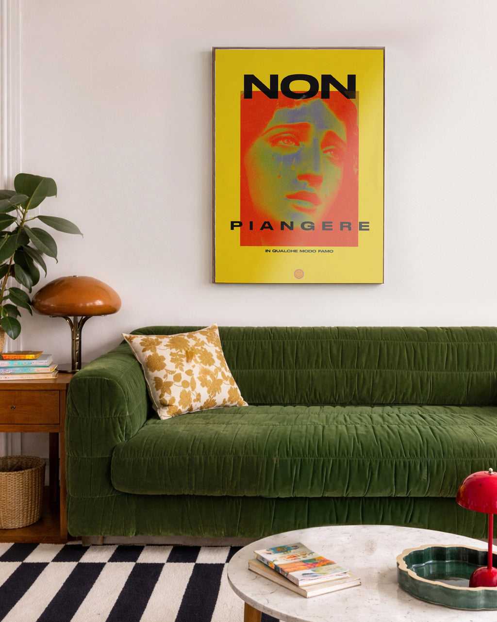 poster arredamento moderno frase motivazionale chepresammale