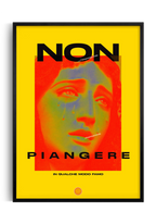 poster non piangere quadro 