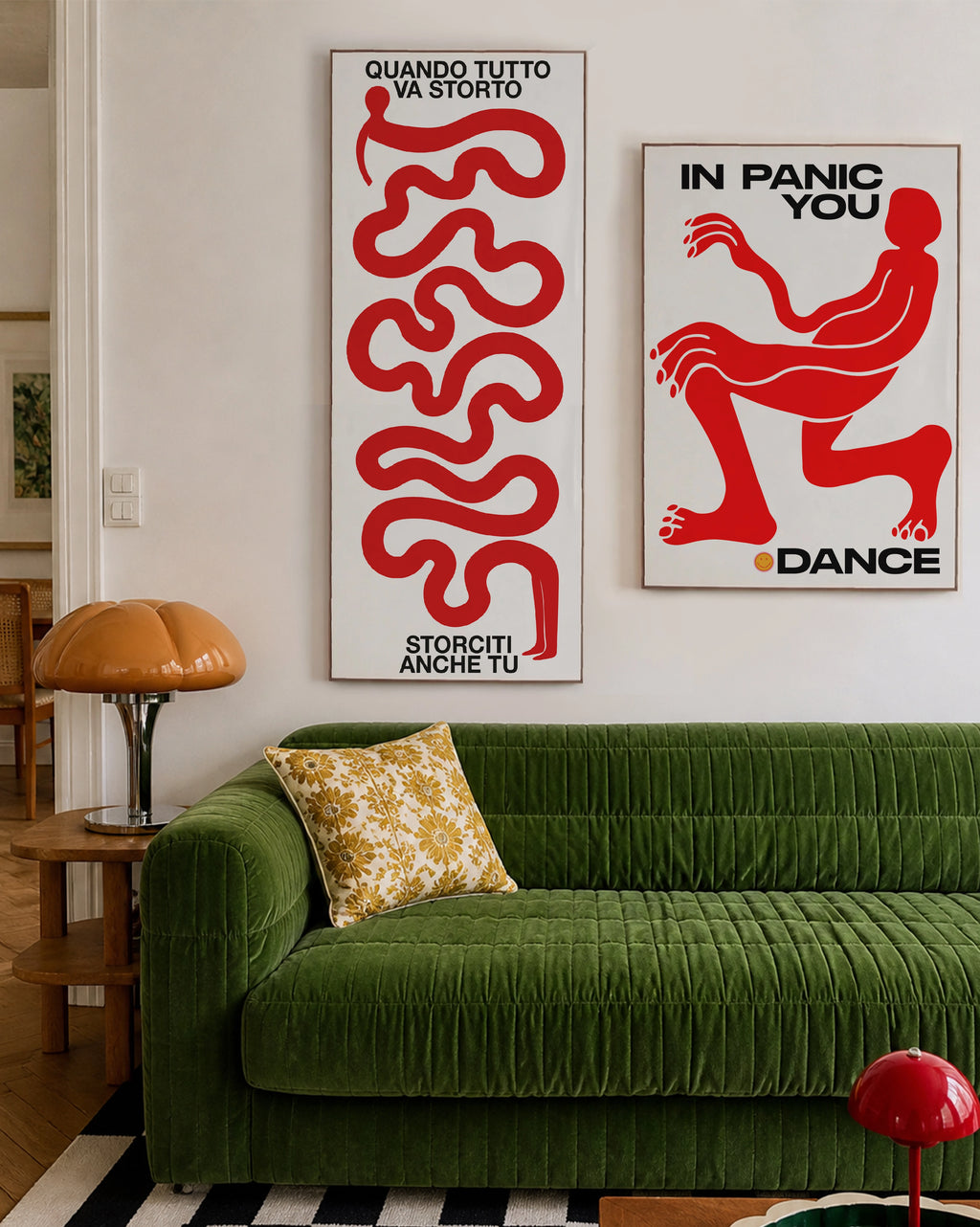 poster frase motivazionale arredamento moderno artistico 