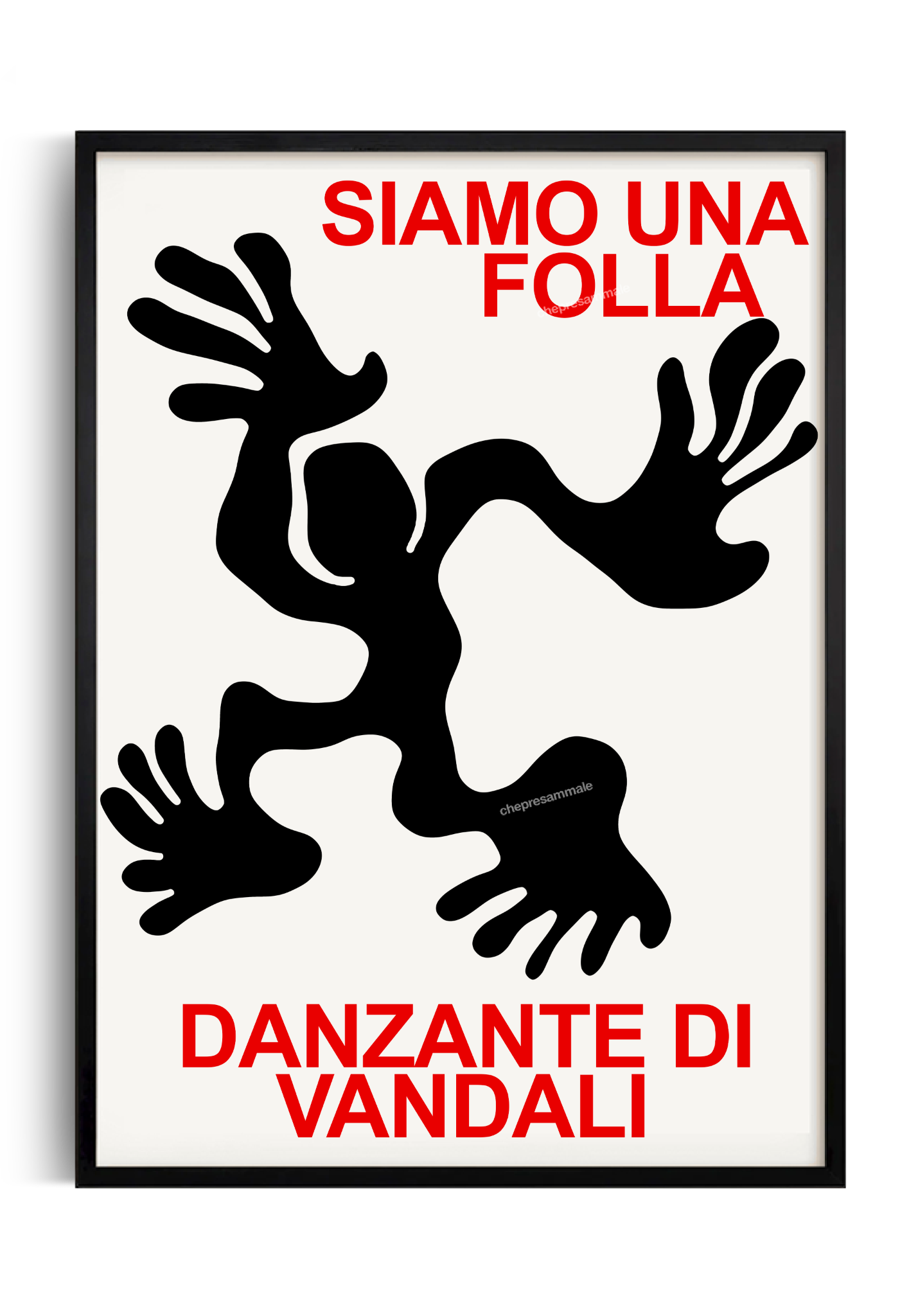 poster vandali musica techno 