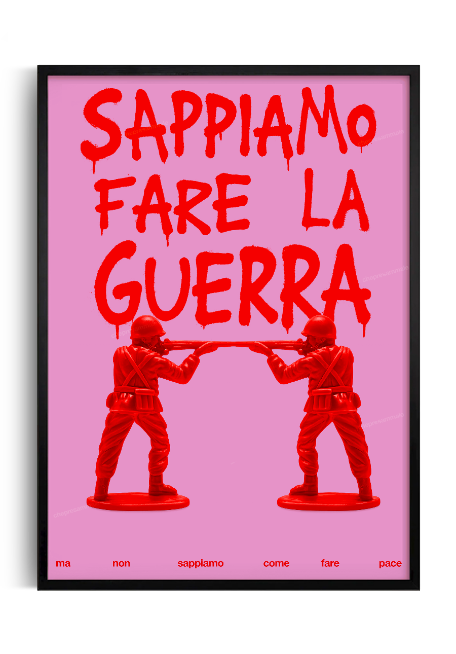 Non sappiamo fare pace