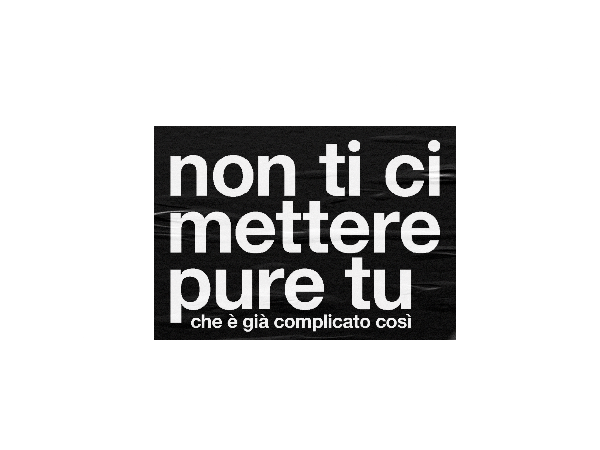 Stickers "non ti ci mettere pure tu"