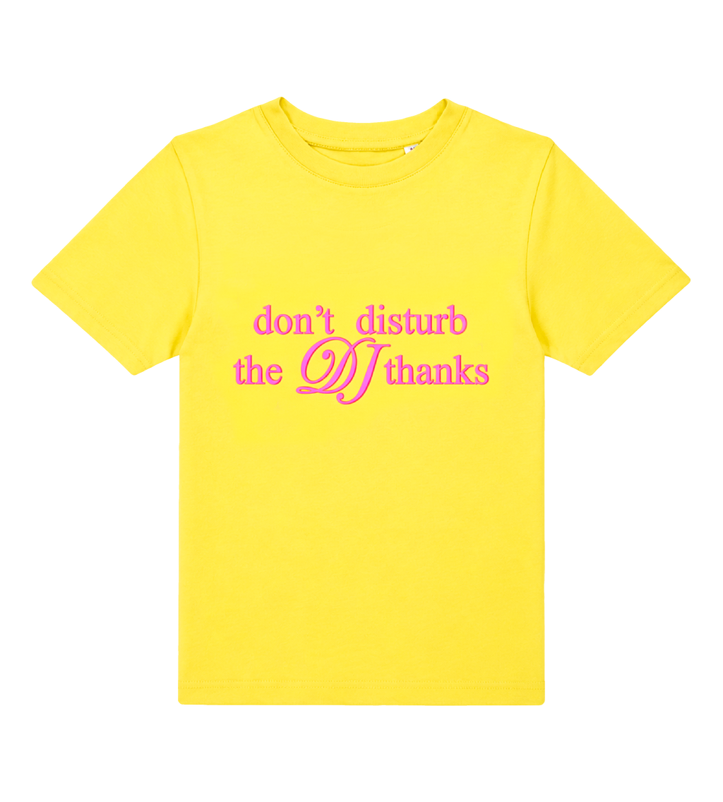 tshirt yellow music techno