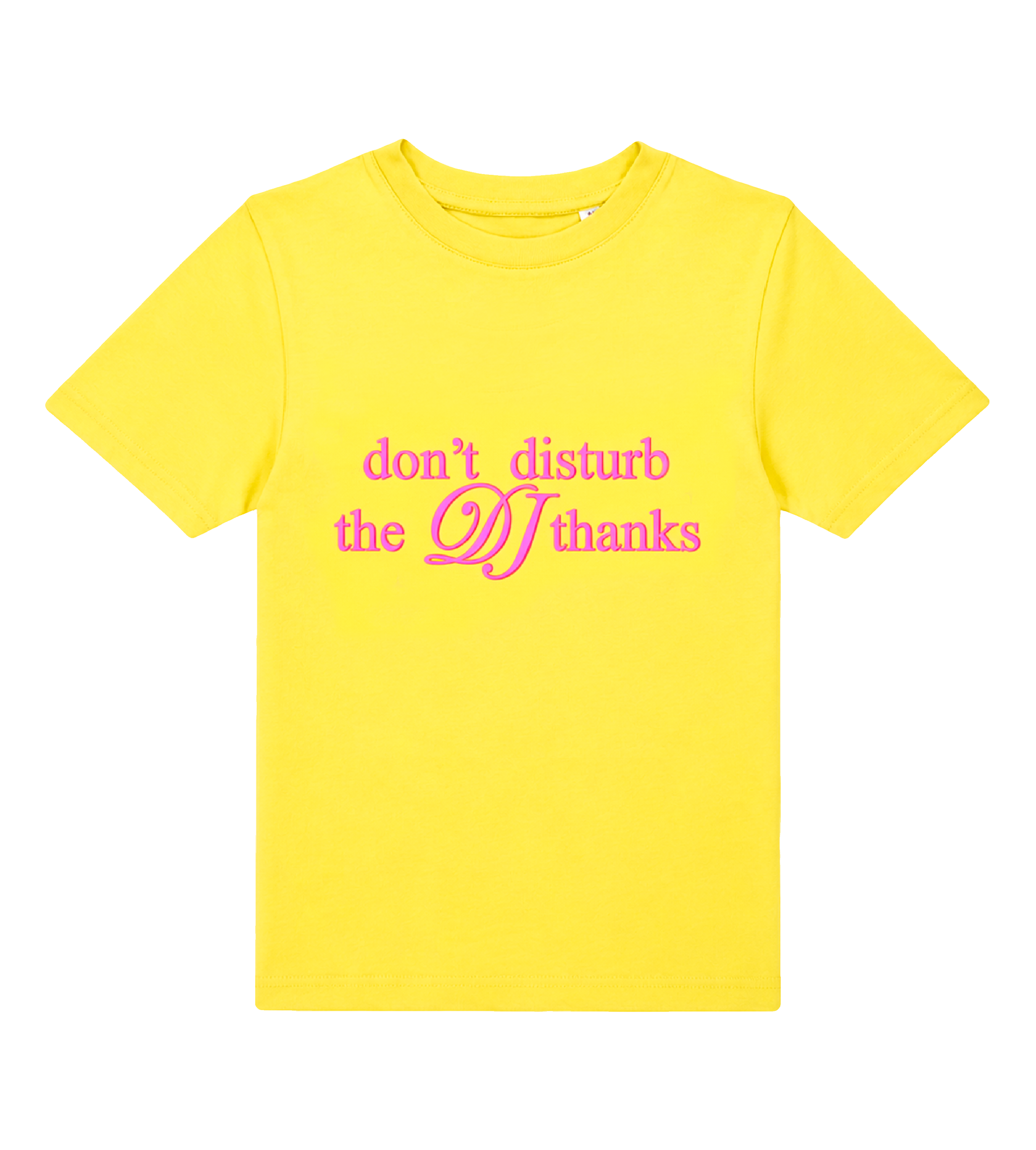 tshirt yellow music techno